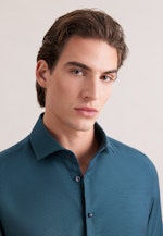 Shaped Business Hemd Struktur in Türkis |  Seidensticker Onlineshop