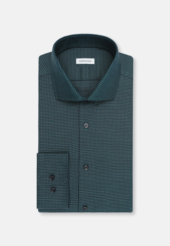 Shaped Chemise d'affaires Structure dans Turquoise | Boutique en ligne Seidensticker