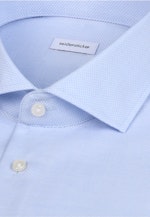 Shaped Business Hemd Struktur in Mittelblau |  Seidensticker Onlineshop