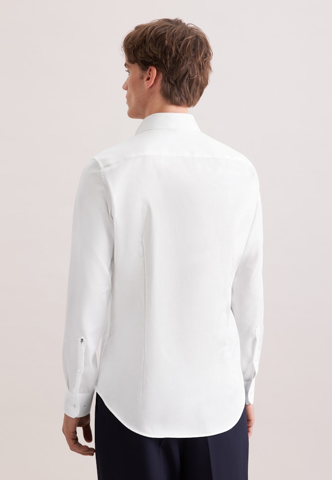 Slim Business shirt Structure in Weiß | Seidensticker online shop