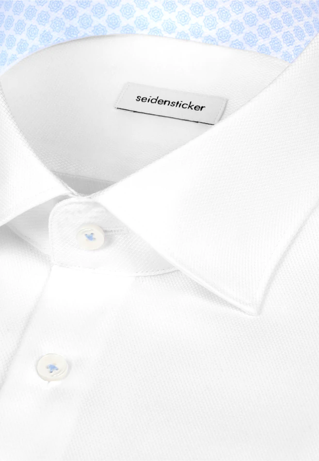 Slim Business Hemd Struktur in Weiß | Seidensticker Onlineshop