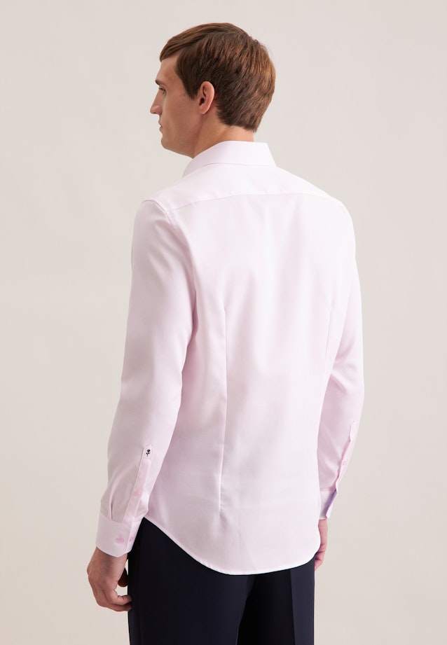 Slim Business Hemd Struktur in Rosa |  Seidensticker Onlineshop