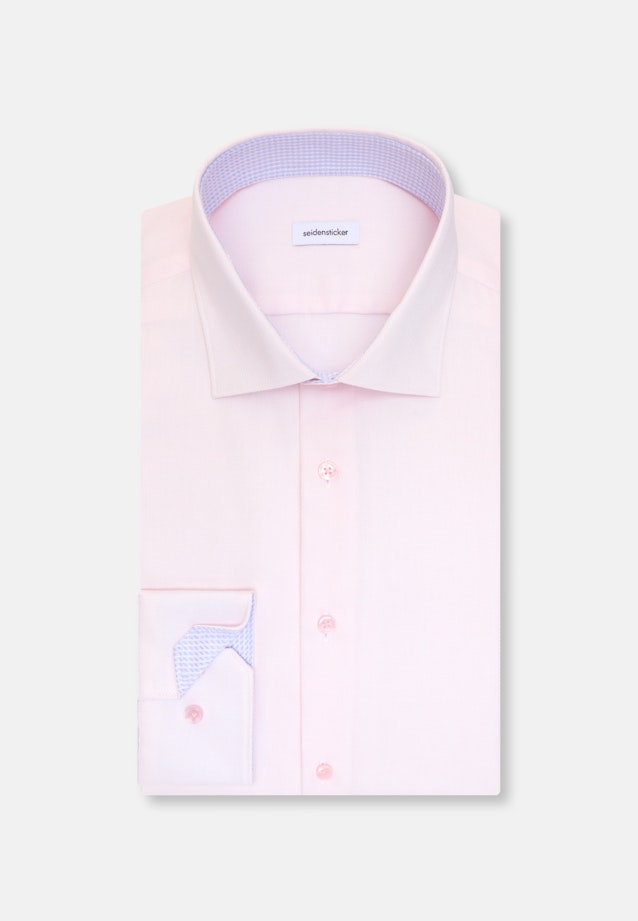 Slim Business Hemd Struktur in Rosa |  Seidensticker Onlineshop