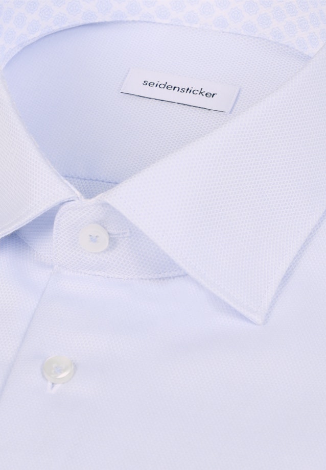 Slim Business Hemd Struktur in Hellblau |  Seidensticker Onlineshop