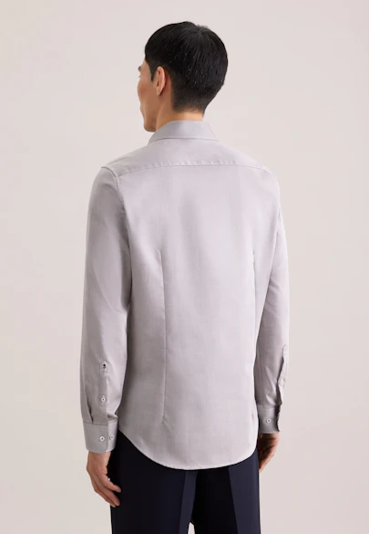 Slim Business Hemd Struktur in Grün |  Seidensticker Onlineshop