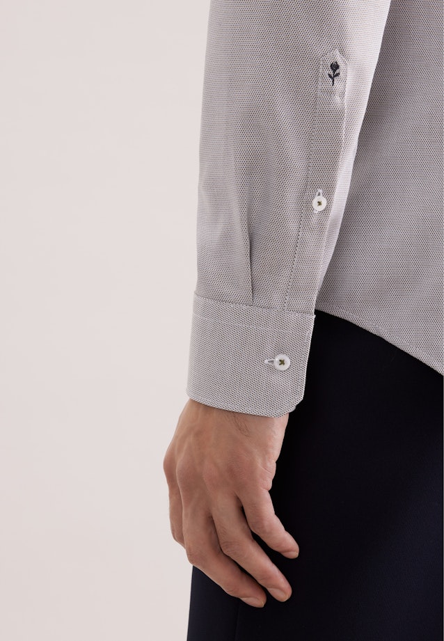 Slim Business Hemd Struktur in Grün |  Seidensticker Onlineshop