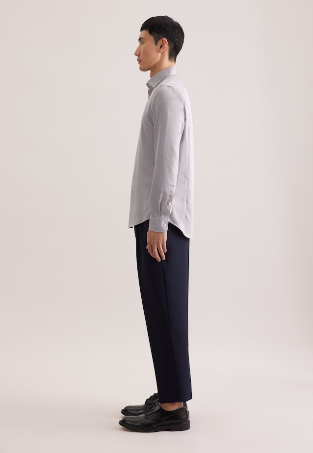 Slim Business Hemd Struktur in Grün |  Seidensticker Onlineshop