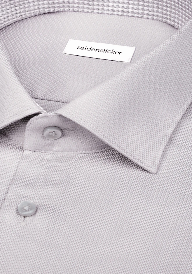 Slim Chemise d'affaires Structure dans Gris | Boutique en ligne Seidensticker