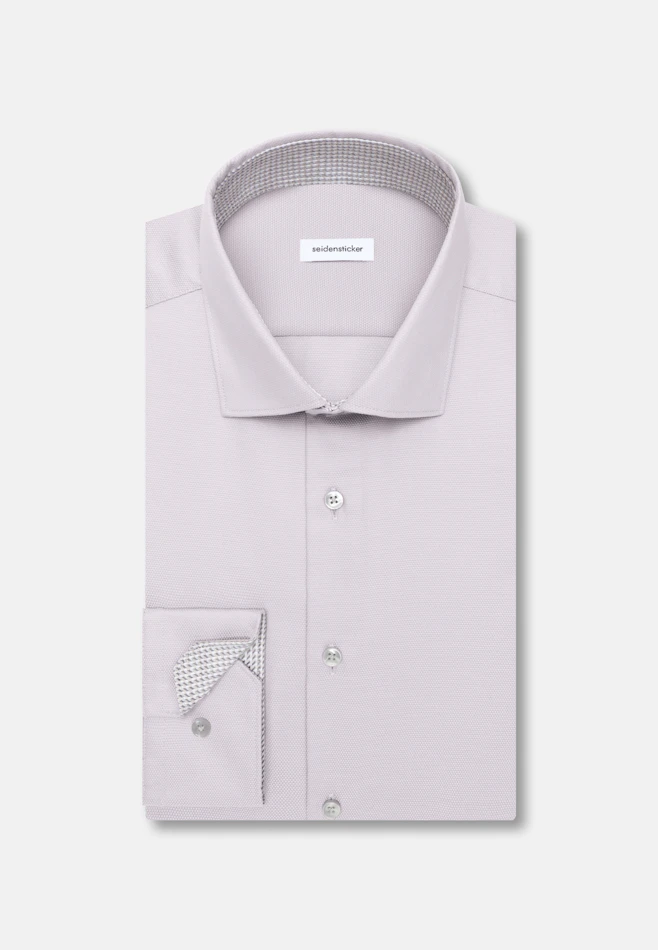 Slim Chemise d'affaires Structure dans Gris | Boutique en ligne Seidensticker