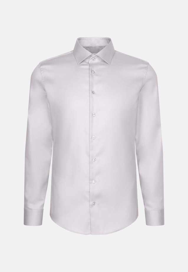 Slim Chemise d'affaires Structure in Gris |  Seidensticker Onlineshop