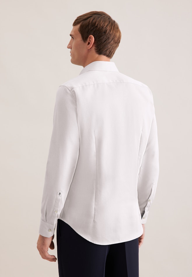 Slim Business Hemd Struktur in Beige | Seidensticker Onlineshop