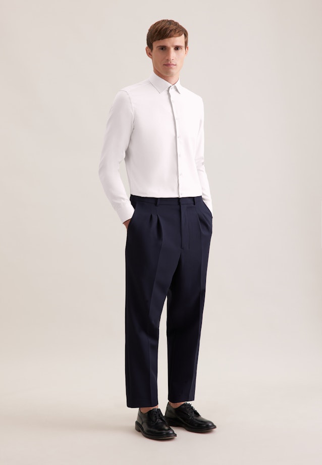 Slim Business Hemd Struktur in Beige |  Seidensticker Onlineshop