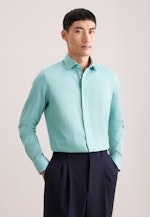 Slim Business Hemd Struktur in Türkis |  Seidensticker Onlineshop