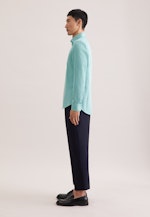 Slim Business Hemd Struktur in Türkis |  Seidensticker Onlineshop