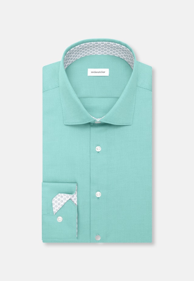 Slim Business Hemd Struktur in Türkis |  Seidensticker Onlineshop