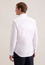 Slim Business Hemd Struktur in Weiß |  Seidensticker Onlineshop