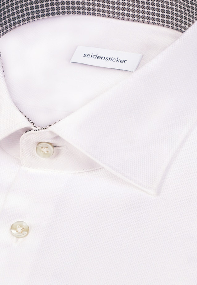 Slim Business Hemd Struktur in Weiß |  Seidensticker Onlineshop