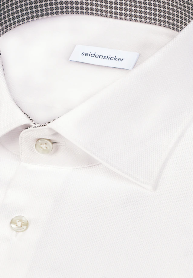 Slim Business Hemd Struktur in Weiß |  Seidensticker Onlineshop