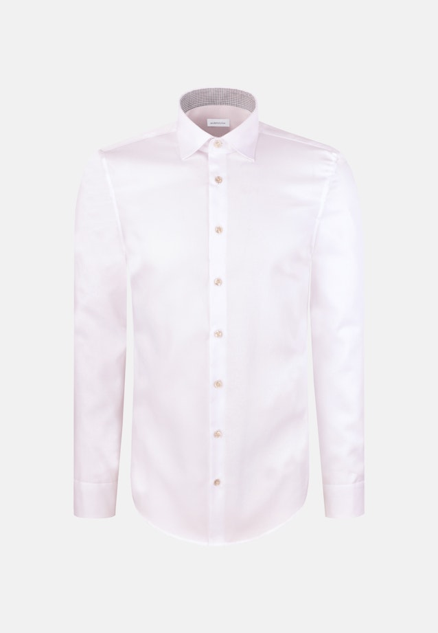 Slim Business Hemd Struktur in Weiß |  Seidensticker Onlineshop