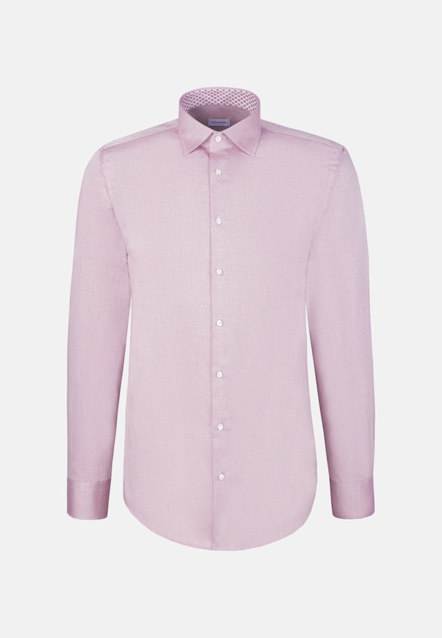 Slim Business Hemd Struktur in Rosa |  Seidensticker Onlineshop
