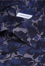 Slim Business Hemd Druck in Dunkelblau |  Seidensticker Onlineshop