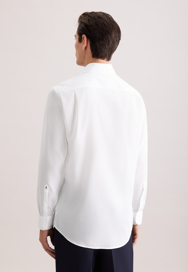 Regular Business Hemd Struktur in Weiß |  Seidensticker Onlineshop