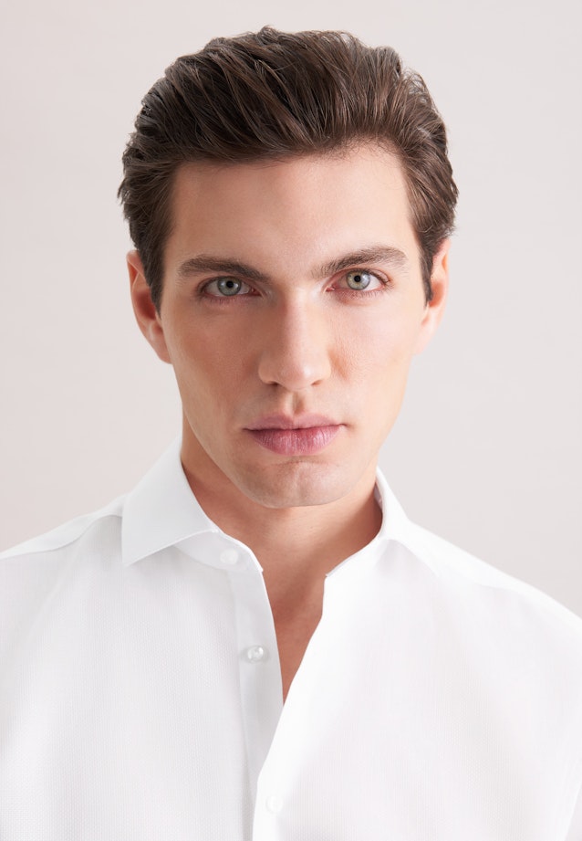 Regular Business Hemd Struktur in Weiß |  Seidensticker Onlineshop