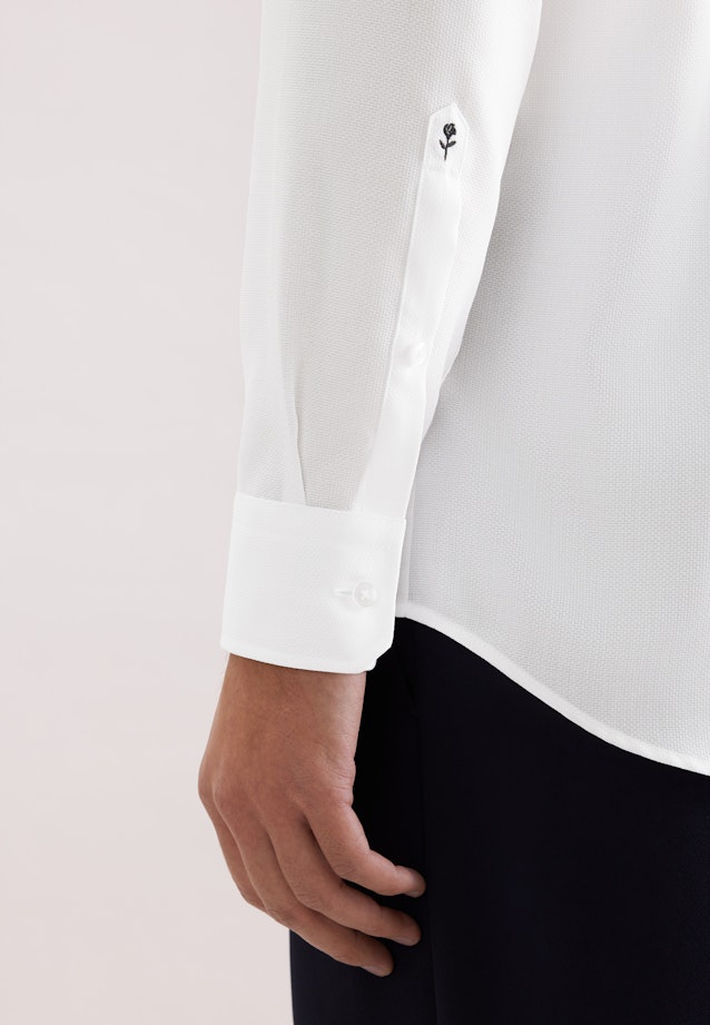 Regular Business Hemd Struktur in Weiß |  Seidensticker Onlineshop