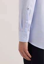 Regular Business Hemd Struktur in Mittelblau |  Seidensticker Onlineshop