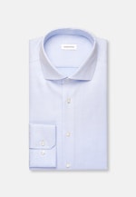 Regular Business Hemd Struktur in Mittelblau |  Seidensticker Onlineshop