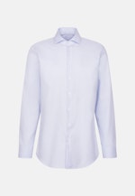 Regular Business Hemd Struktur in Mittelblau |  Seidensticker Onlineshop