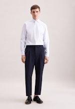 Regular Chemise d'affaires Rayures in Bleu Clair |  Seidensticker Onlineshop