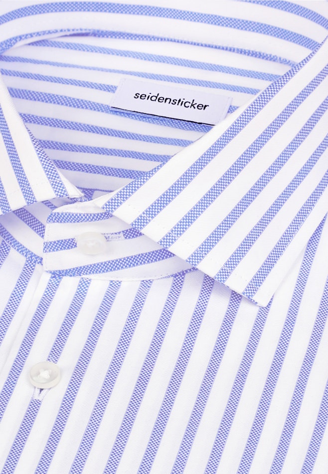 Regular Chemise d'affaires Rayures dans Bleu Moyen | Boutique en ligne Seidensticker