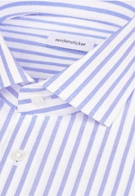 Regular Business Hemd Gestreift in Mittelblau |  Seidensticker Onlineshop