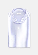 Regular Business Hemd Gestreift in Mittelblau |  Seidensticker Onlineshop