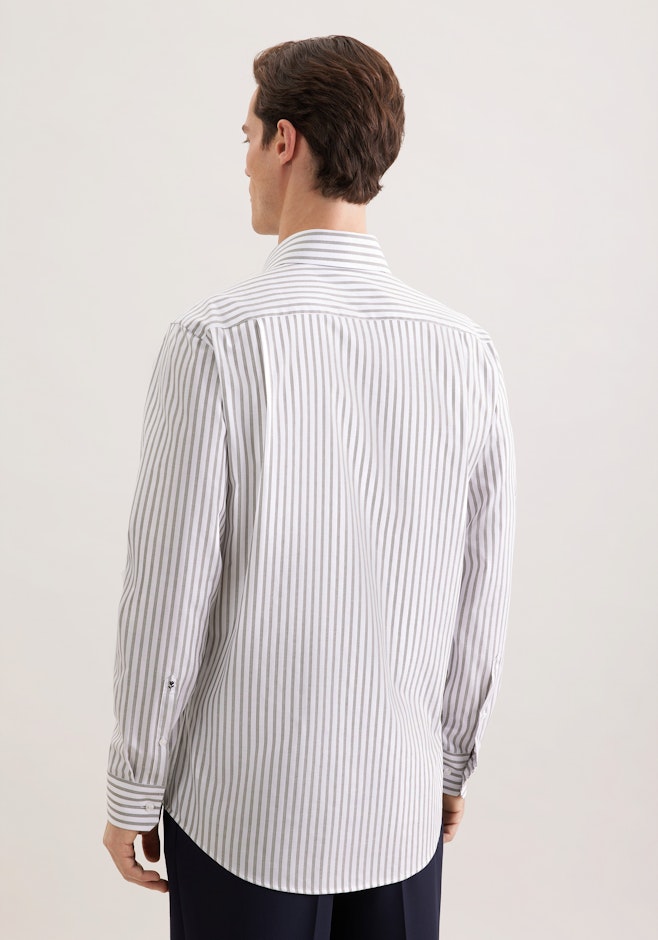 Regular Chemise d'affaires Rayures dans Vert | Boutique en ligne Seidensticker