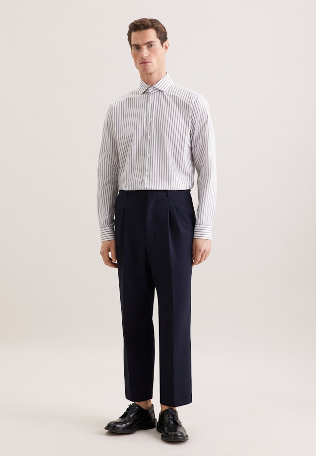 Regular Chemise d'affaires Rayures in Vert |  Seidensticker Onlineshop