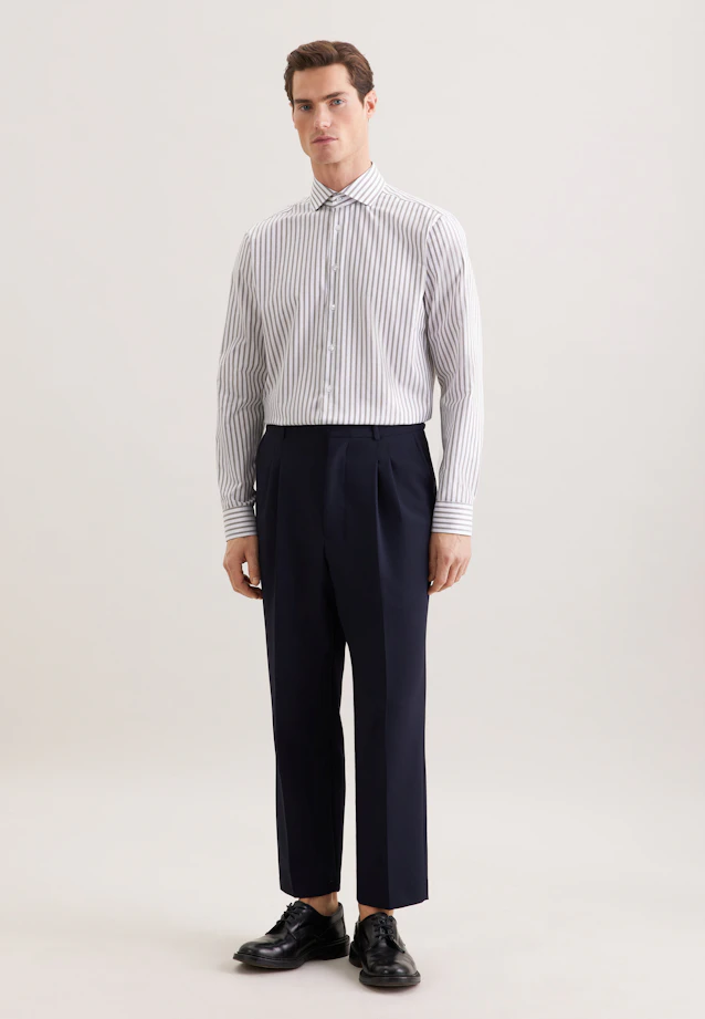 Regular Chemise d'affaires Rayures in Vert |  Seidensticker Onlineshop