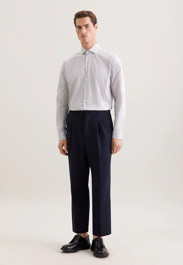 Regular Chemise d'affaires Rayures in Vert |  Seidensticker Onlineshop