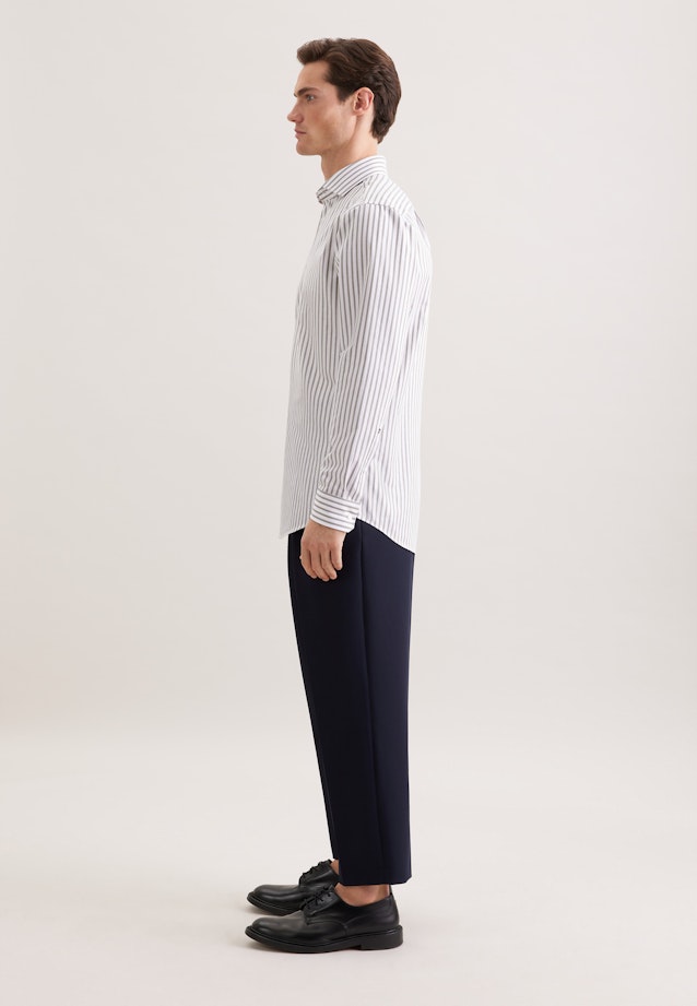 Regular Chemise d'affaires Rayures in Vert |  Seidensticker Onlineshop