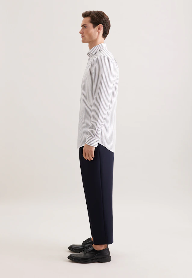 Regular Chemise d'affaires Rayures in Vert |  Seidensticker Onlineshop