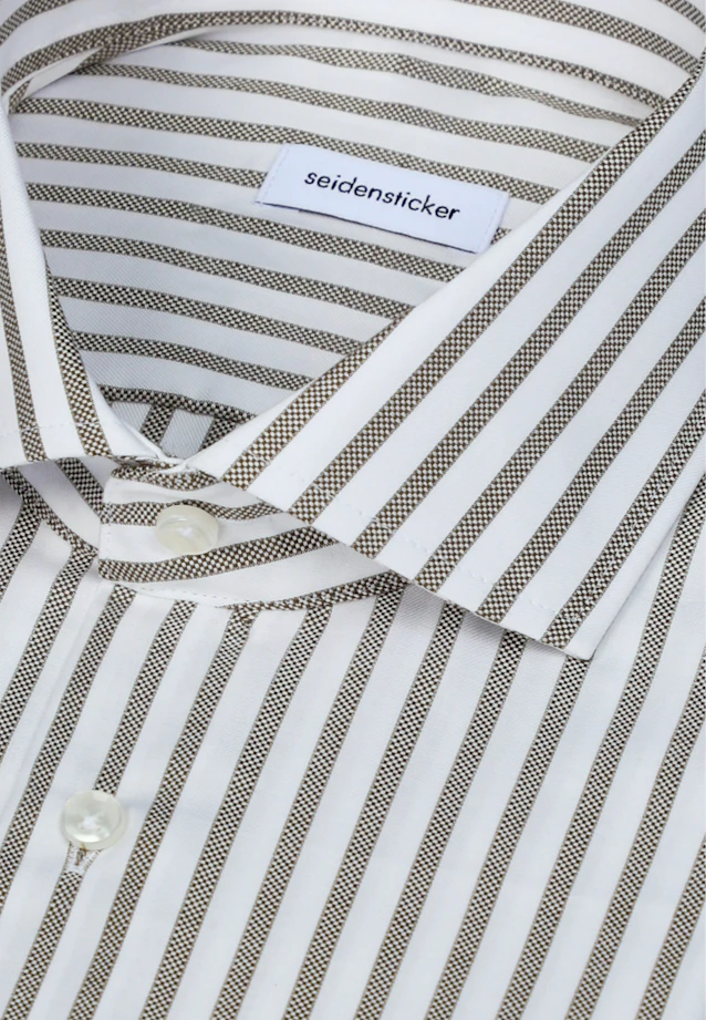 Regular Business Hemd Gestreift in Grün |  Seidensticker Onlineshop