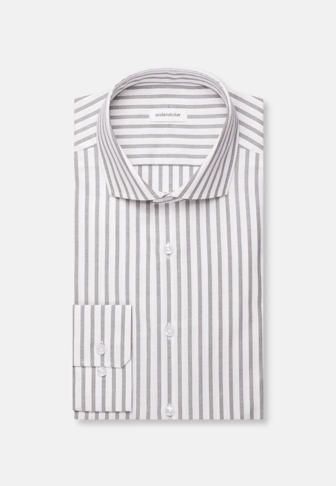 Regular Business shirt Stripes in Grün | Seidensticker online shop