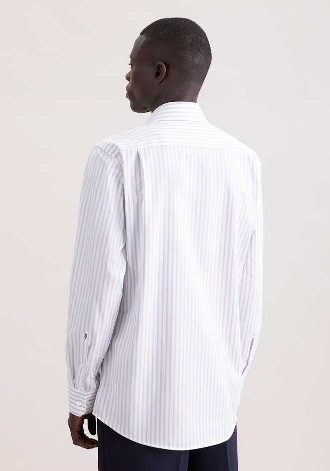Regular Chemise d'affaires Rayures dans Gris | Boutique en ligne Seidensticker