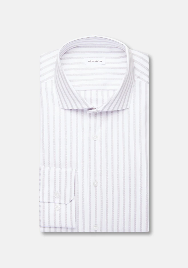 Regular Chemise d'affaires Rayures dans Gris | Boutique en ligne Seidensticker
