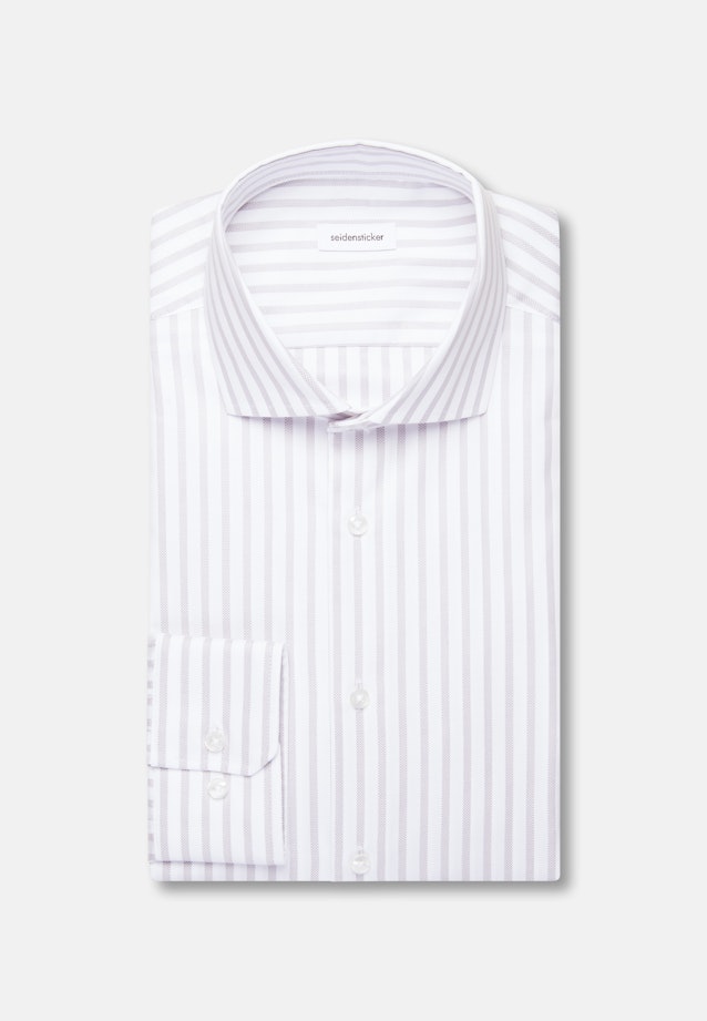 Regular Business Hemd Gestreift in Grau |  Seidensticker Onlineshop