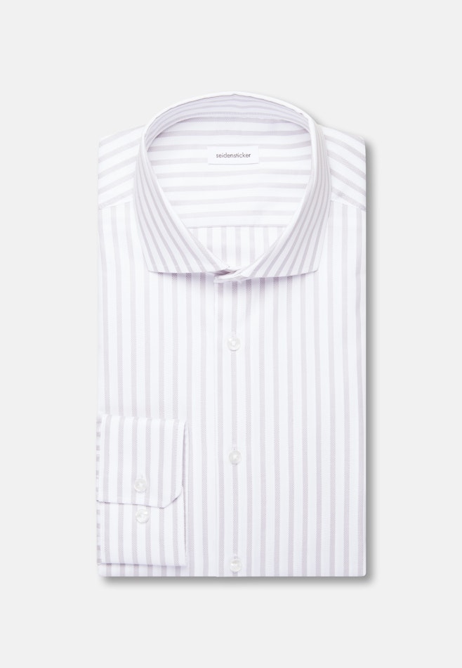 Regular Business Hemd Gestreift in Grau | Seidensticker Onlineshop