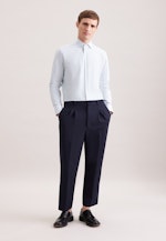 Regular Business Hemd Gestreift in Türkis |  Seidensticker Onlineshop