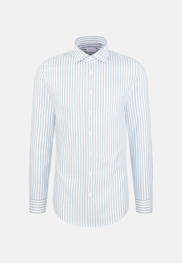 Regular Chemise d'affaires Rayures in Turquoise |  Seidensticker Onlineshop