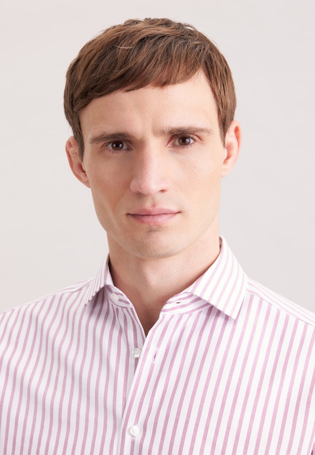 Regular Chemise d'affaires Rayures in Rose Fuchsia |  Seidensticker Onlineshop
